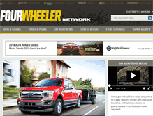 Tablet Screenshot of fourwheeler.com